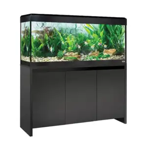 Kit Aquario Fluval Roma 240 com Iluminacão LED Preto