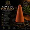 Cone para posturas em barro