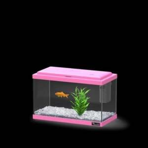 AQUARIO EXPLORER MADRID ROSA 30x15x21 7L-Led Equipado