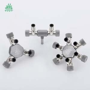 Tomada rápida de saída tripla do regulador de CO2