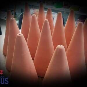Cone para posturas em barro