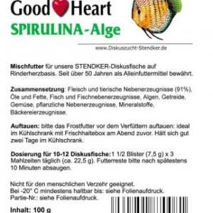 Alimento para Discus Stendker GoodHeart Spirulina 500 grs