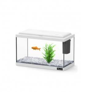 AQUARIO EXPLORER MADRID branco 30x15x21 7L-Led Equipado