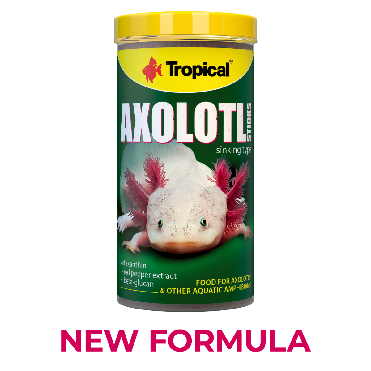 ALIMENTO TROPICAL Axolotl Sticks 250ml