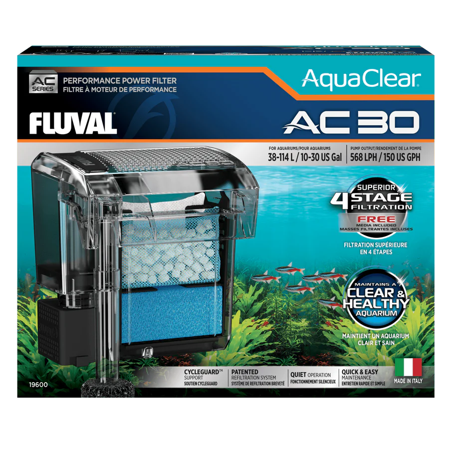Filtro mochila para aquários AquaClear Fluval AC30