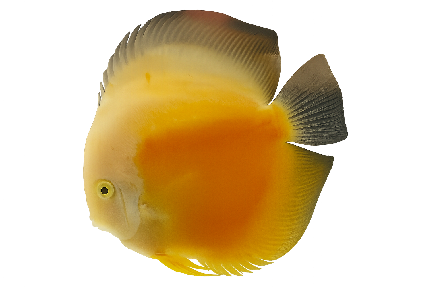 DISCUS WHITE & GOLD 9-10CM