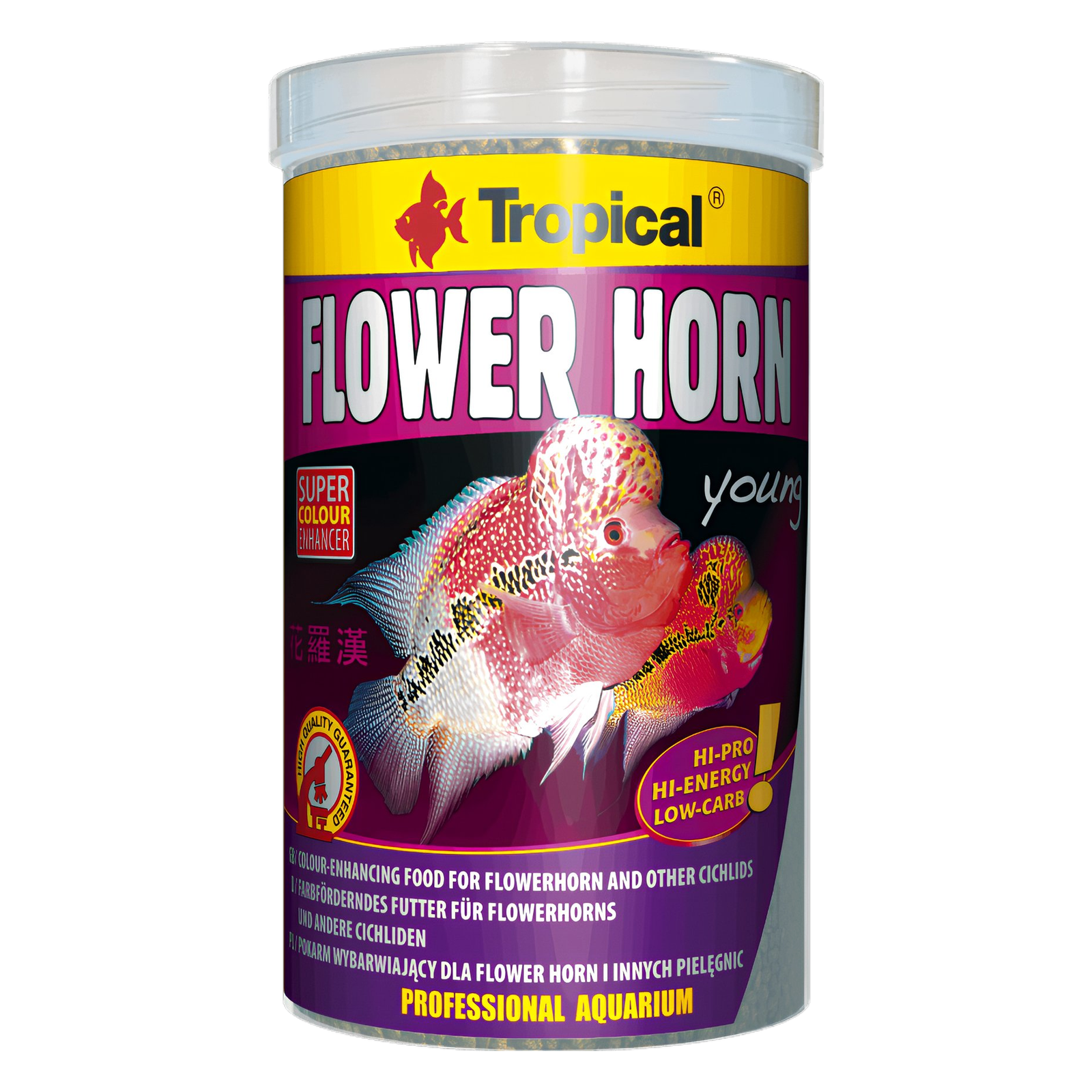 Tropical - Flower Horn Young Pellet - 1000ML