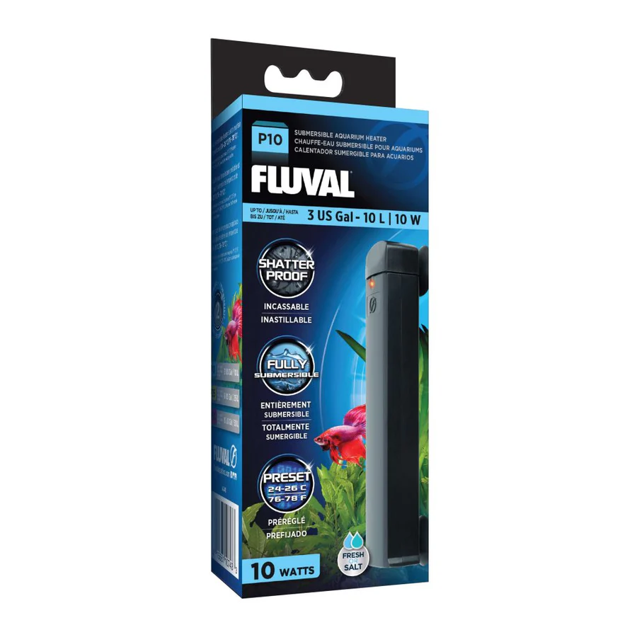 TERMOSTATO FLUVAL P10 nano pré-ajustados p 10lts