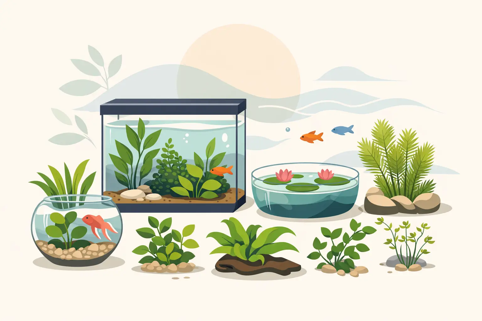 9 plantas aquáticas fáceis de cuidar