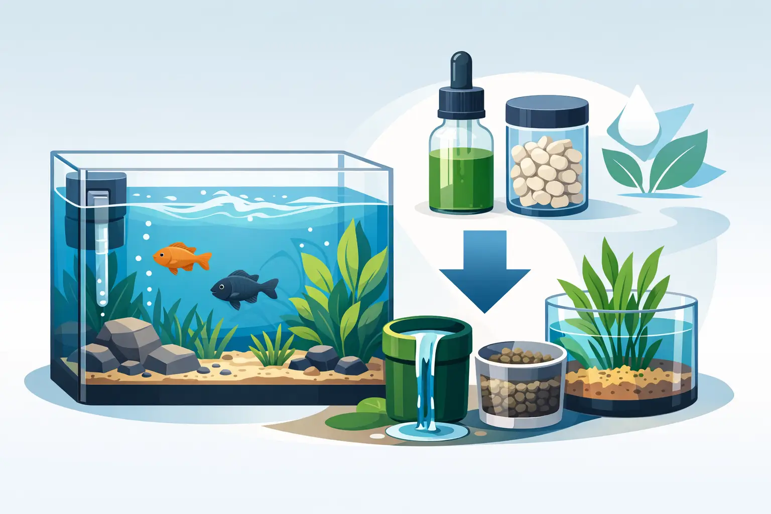 Como baixar nitratos no aquário