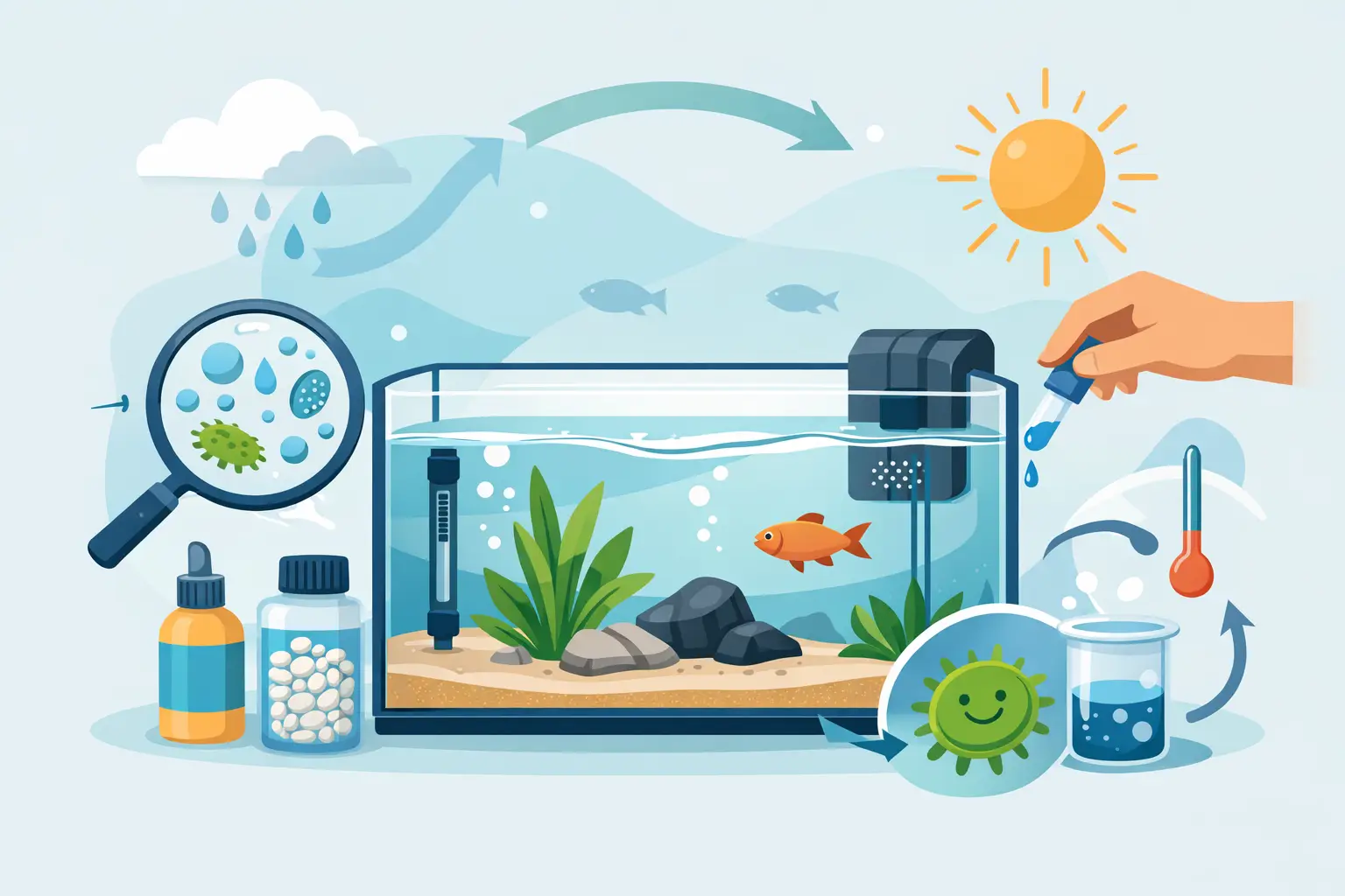 Como ciclar um aquário novo sem erros