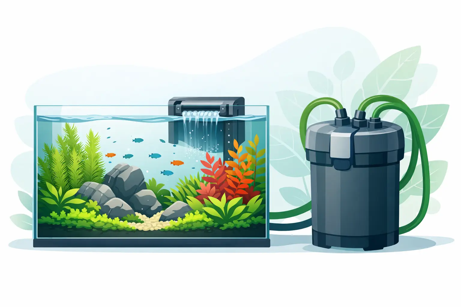 Melhor filtro para aquário plantado
