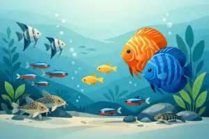 Peixes compatíveis com discus: escolhas certas