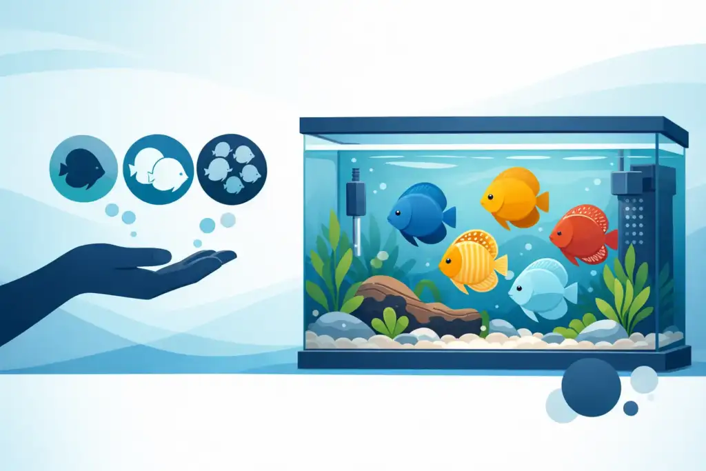 Quantos discus por aquário? Regra certa