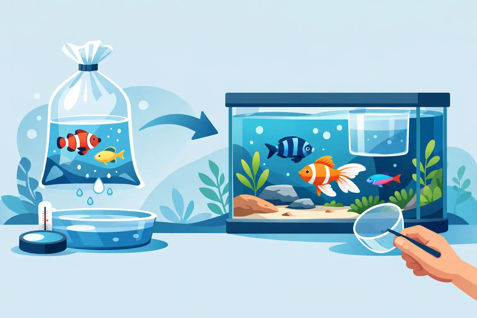 Como aclimatar peixes ornamentais sem erros