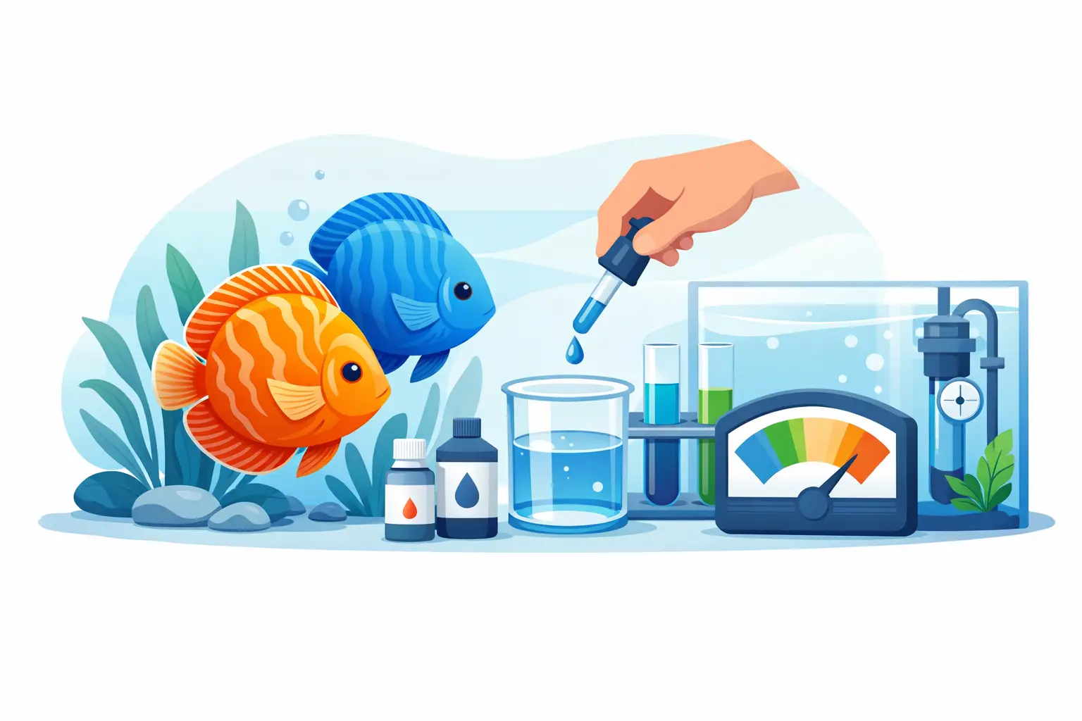Como estabilizar pH para discus sem erros