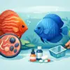 Parasitas internos em discus: sinais e ação