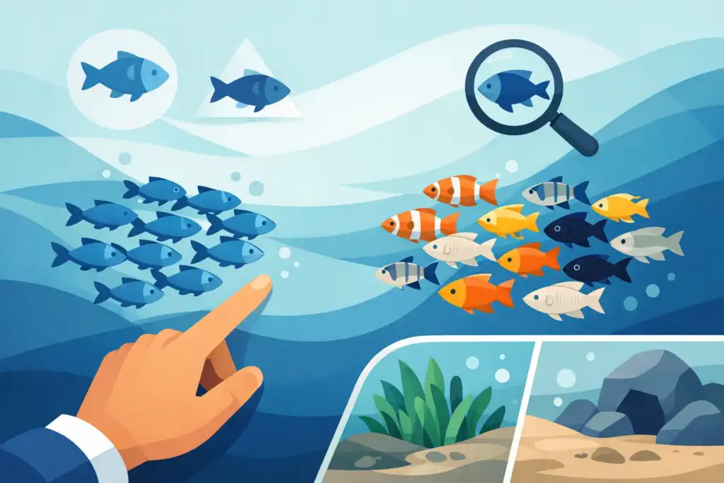 Como escolher peixes de cardume sem erros