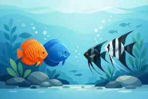 Discus ou escalares juntos: resulta mesmo?