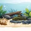 Peixes de fundo para aquário comunitário