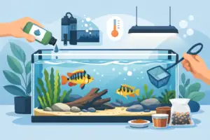 Como montar um aquário para apistogramma