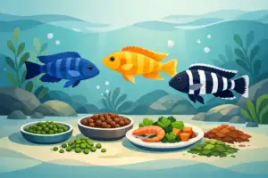 Melhores alimentos para ciclídeos africanos