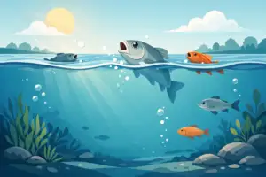 Porque os peixes respiram à superfície?