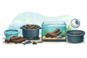 Como preparar troncos para aquário sem riscos