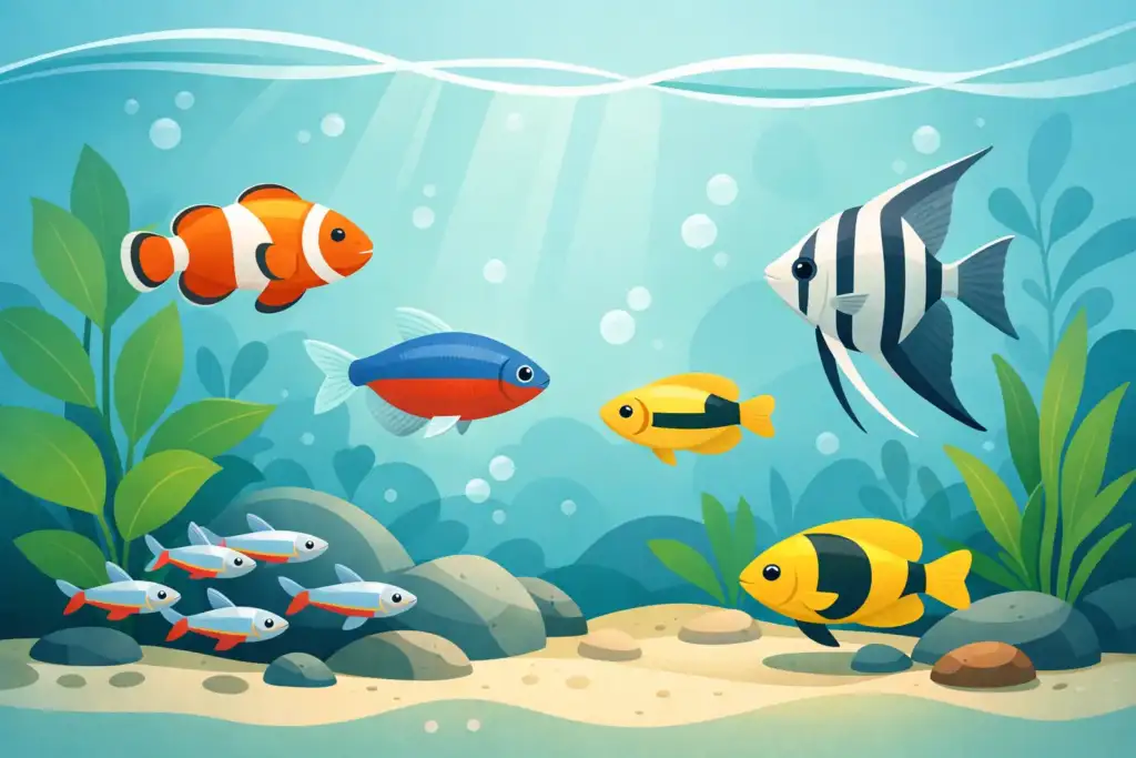 Melhores peixes para aquário comunitário