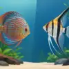 Discus vs escalares no aquário: qual escolher?