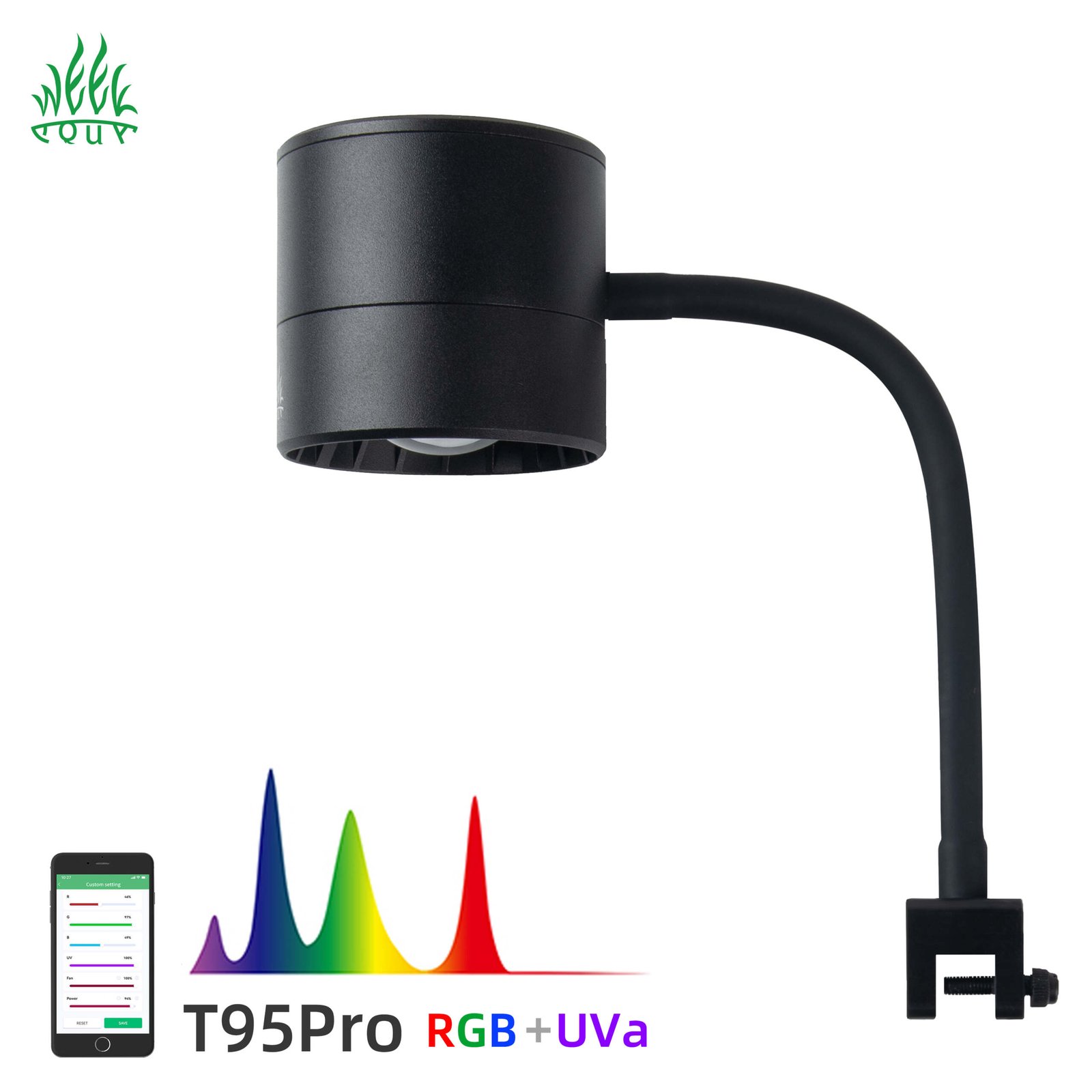 Week Aqua Foco 50Watts RGB+UV App.4/C 2750 lumen