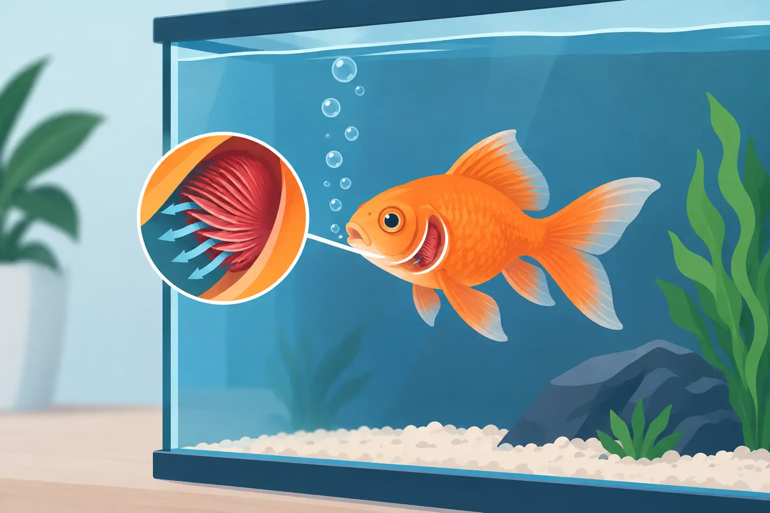 Porque é que os peixes respiram rápido no aquário?